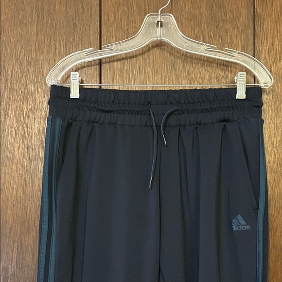 Adidas Navy Joggers with Stripes Medium - Picture 3 of 14